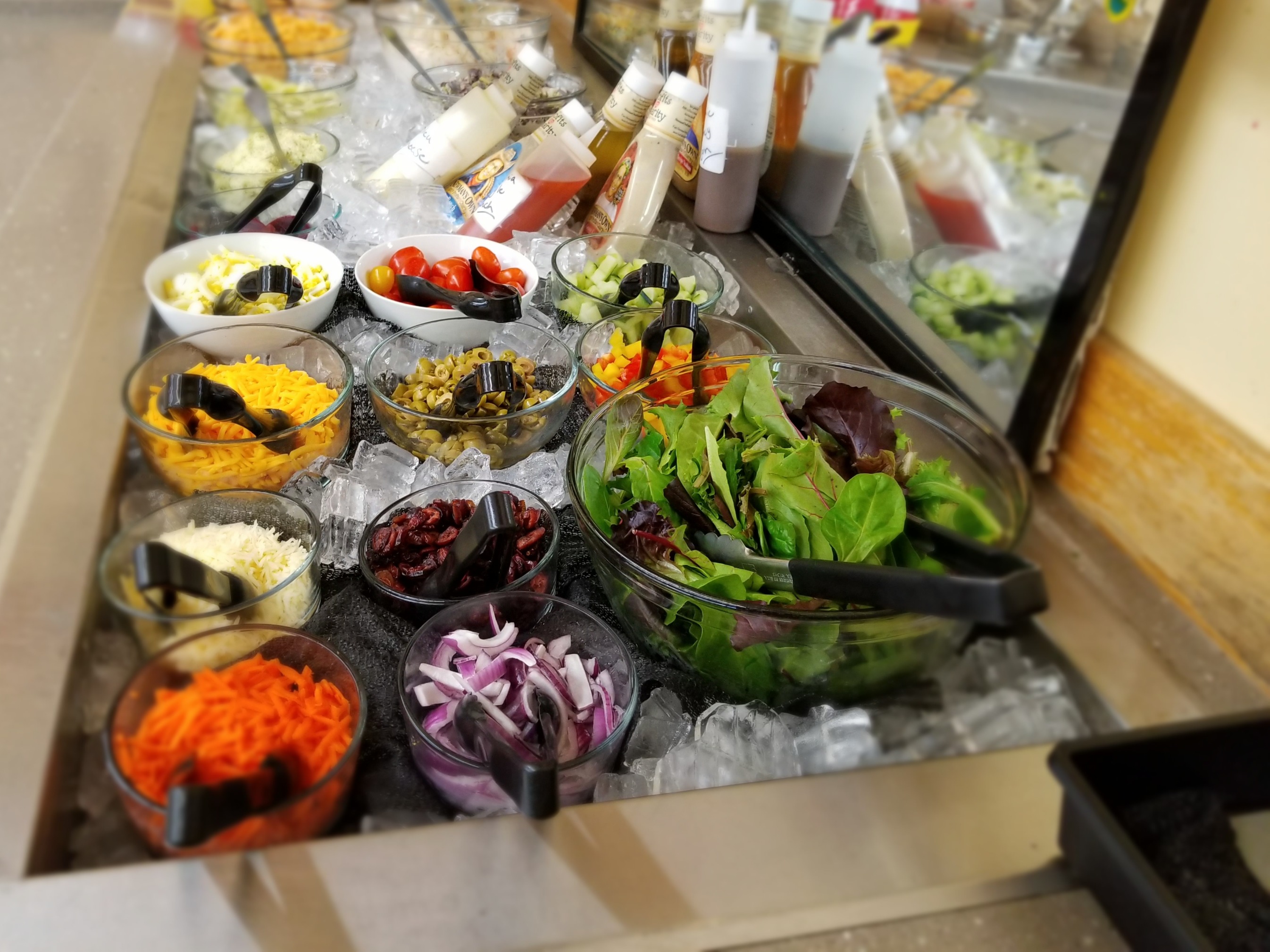 Arranged Food and Objects