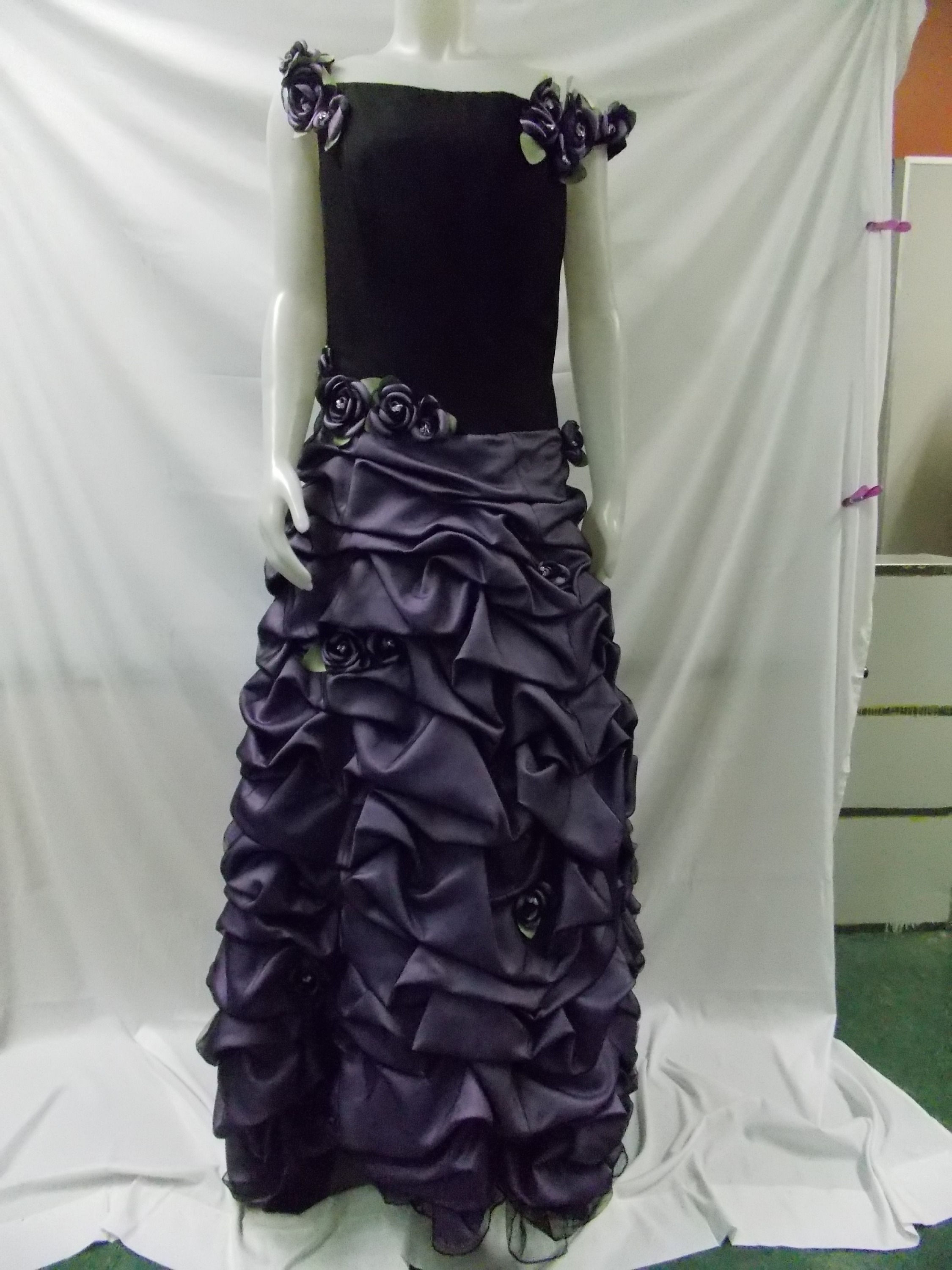 Mauve velours et bordeaux