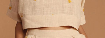 Vlastnoručne ušitý letný top a sukňa z jemnej látky