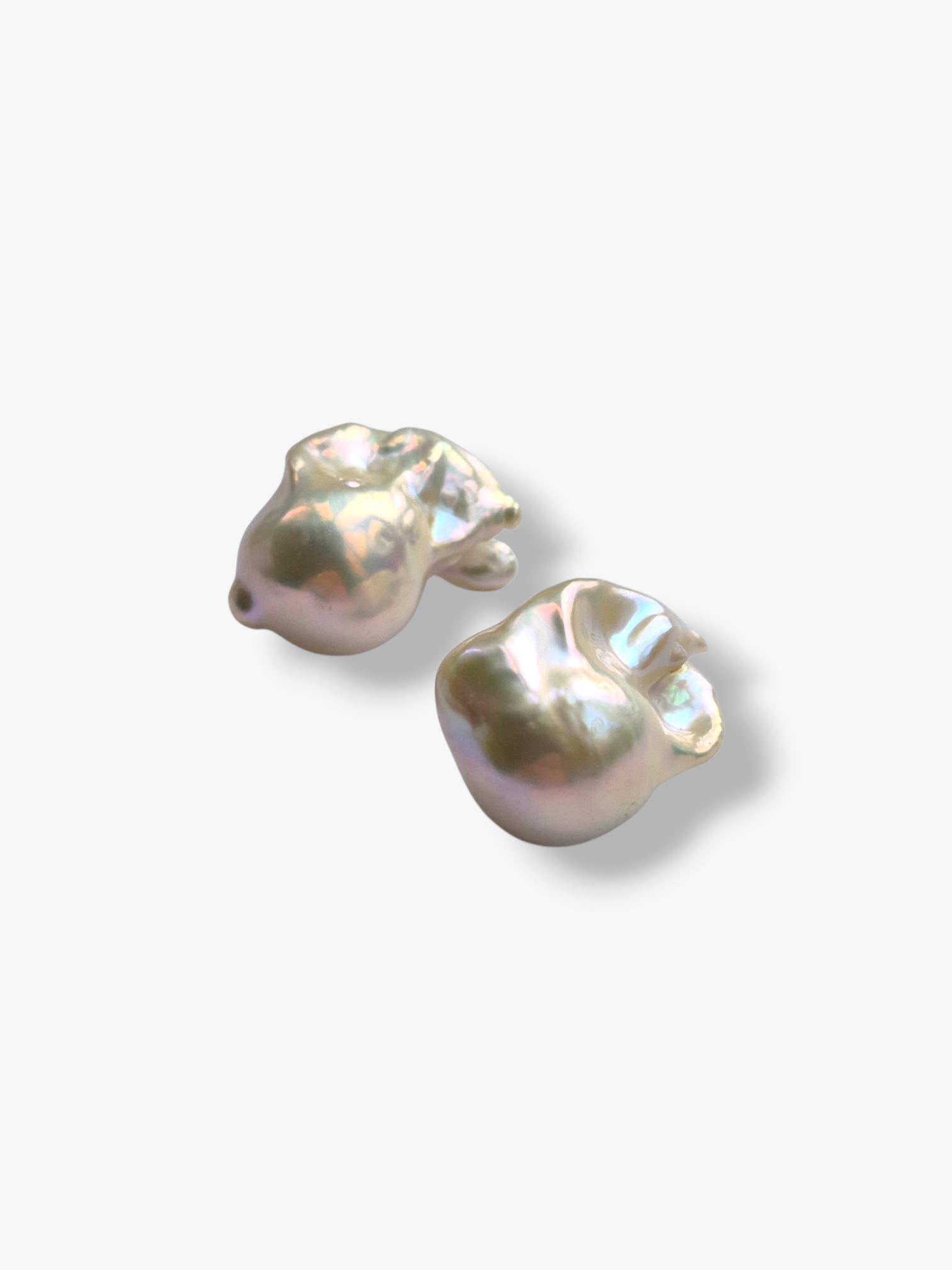 CORNICE BAROQUE-FIREBALL PEARL EARRINGS