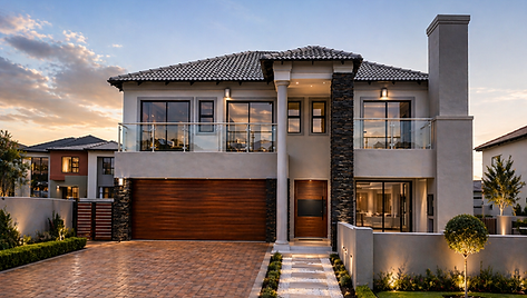 Building of a double-Story house of 239 m2 in Blue Valley Estates, Centurion