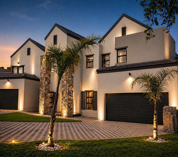 Building of practical new house of 500m2 in Waterlake Farm Estates Pretoria East