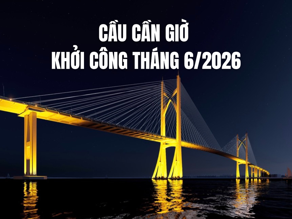Cầu Cần Giờ khởi công tháng 6/2026: Thông tin quy hoạch và tiến độ mới nhất
