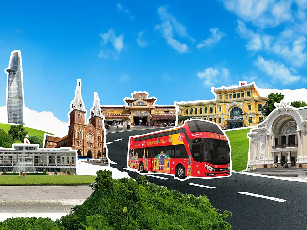 Mô hình du lịch bằng xe bus 2 tầng giúp kết nối các địa danh nổi tiếng nhanh chóng