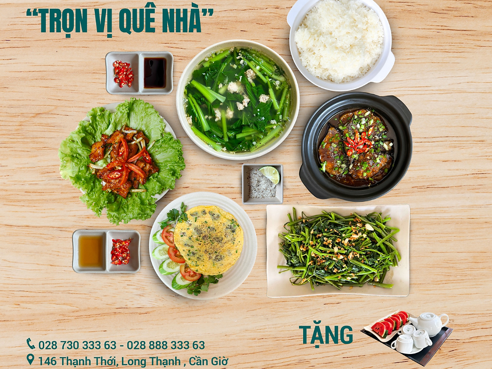Combo Trọn vị quê nhà - Sự kết hợp tinh tế của ẩm thực địa phương