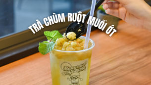 Trà chùm ruột muối ớt - "Cực phẩm" giải nhiệt độc đáo tại Mangrove Coffee & Tea