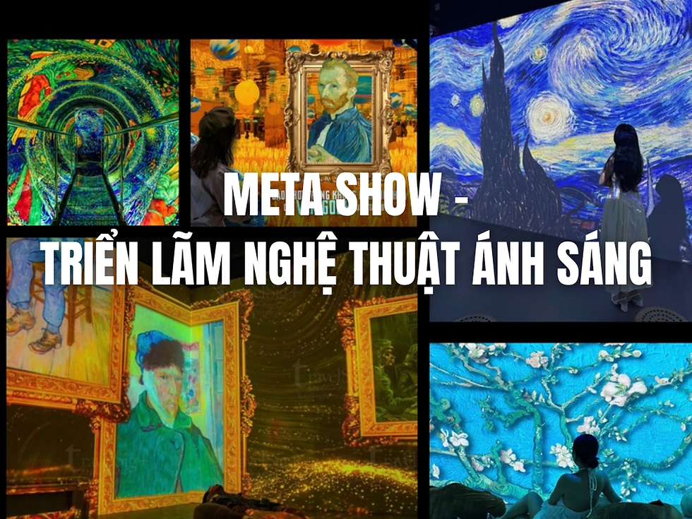 Triển lãm nghệ thuật Ánh sáng - Meta show: Sự giao thoa giữa công nghệ và hội họa
