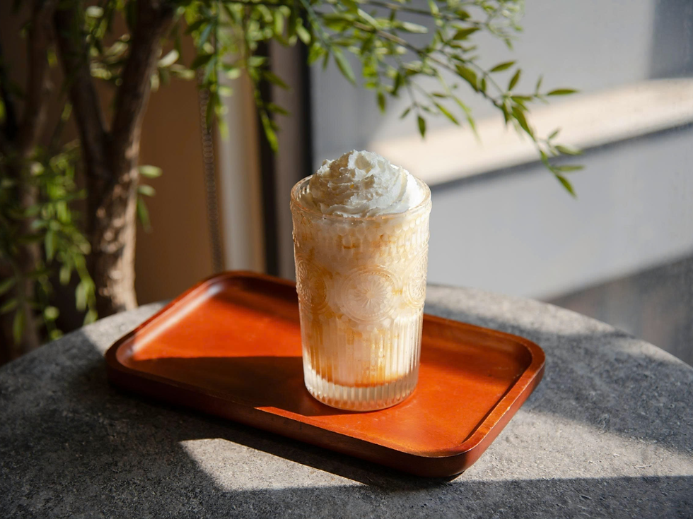 Caramel đá xay thơm nồng nàn mùi caramel cháy