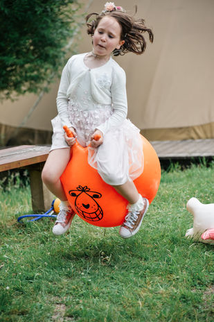Space hoppers, wedding games Devon