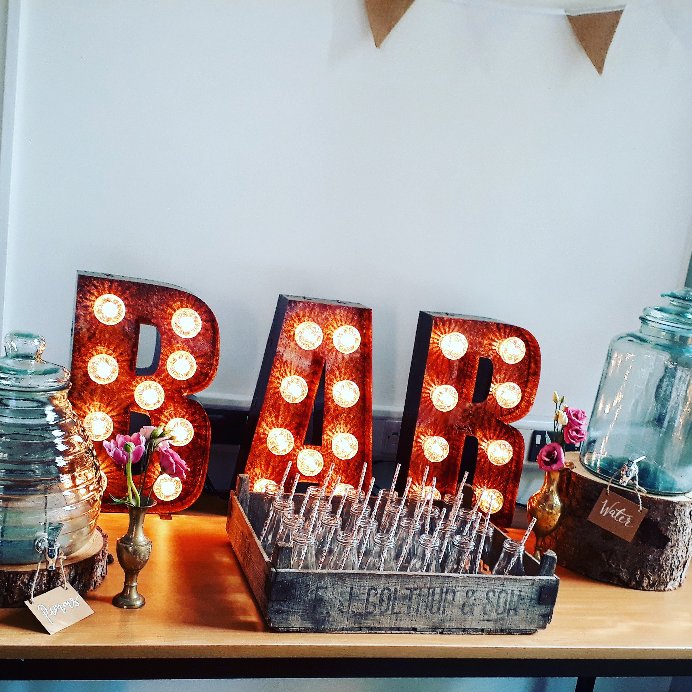 Light up BAR lights