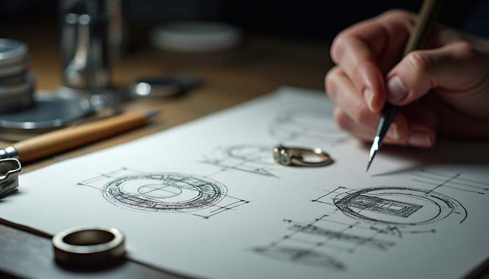 Ring Design Time Gold Zurich