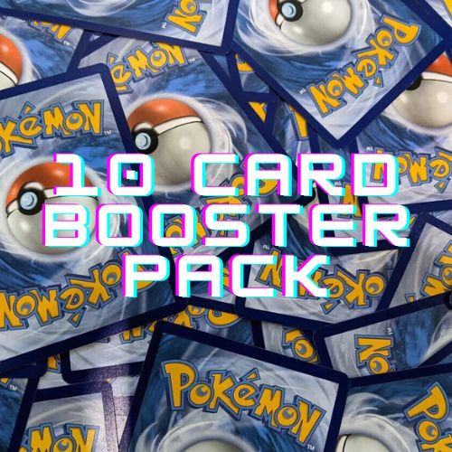 10 Card Booster Pack W/ HOLO