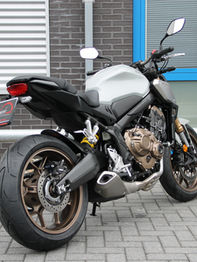 Premium occasion Honda CB650R 35kW bij motorzaak in Staphorst
