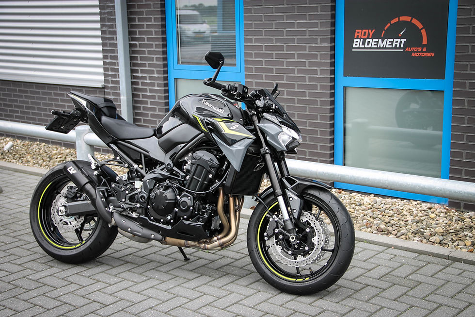 Kawasaki Z900 ABS Metallic Spark Black Grey 2024 Roy Bloemert Motoren Staphorst