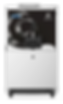 White soft serve machine with one handle