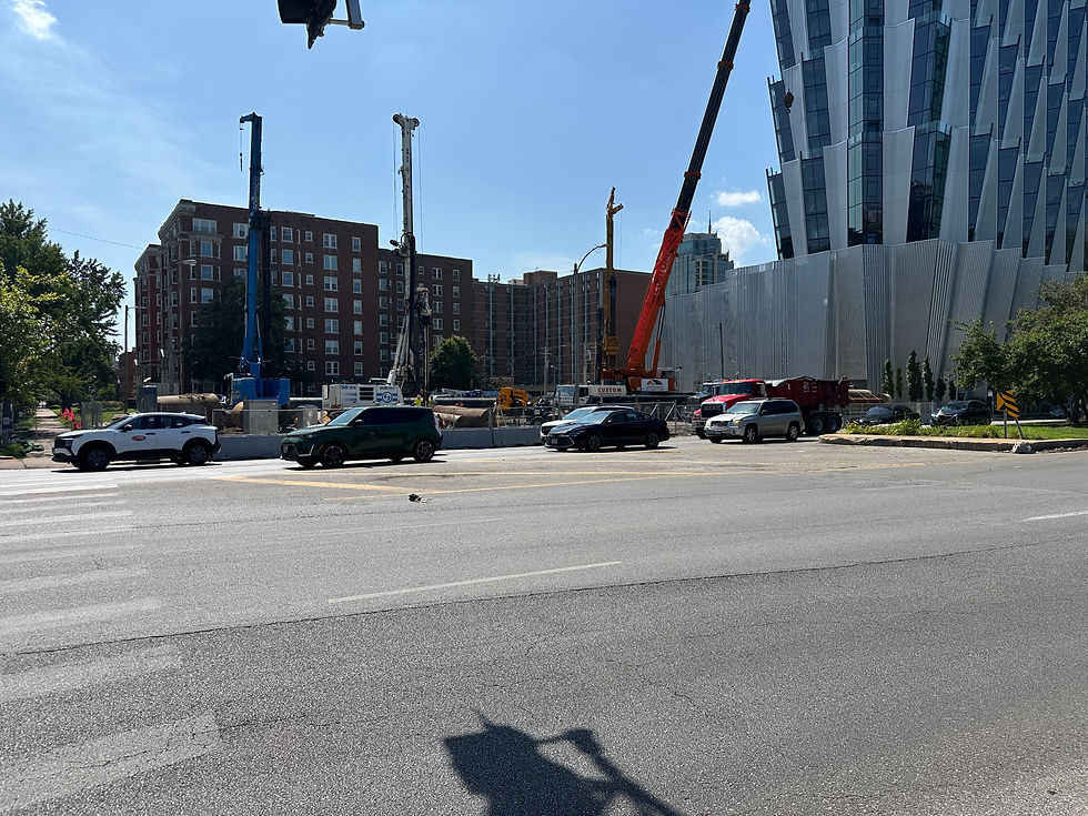 The Albion West End construction site on the morning of July 23rd 2025.