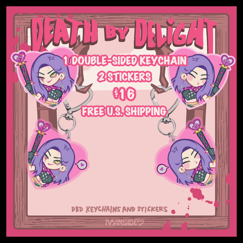 Trickster Inspired Fanart - Death by Delight Keychain | DBD Horror