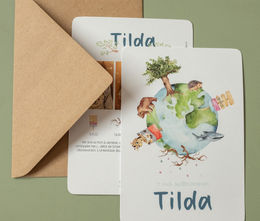 Kuntiska Geburtskarte