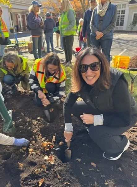 Hundreds of daffodils were planted around the Riverfront Community Center last October as part of the Daffodil Project, a global effort to build a worldwide Living Holocaust Memorial. (Submitted)
