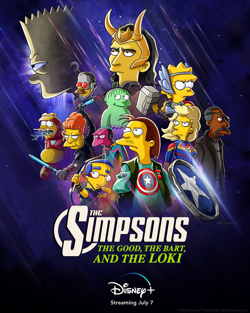 Le Bon Le Bart Et Le Loki DISNEY+ ANNOUNCES NEW SHORT “THE GOOD, THE BART, AND THE LOKI