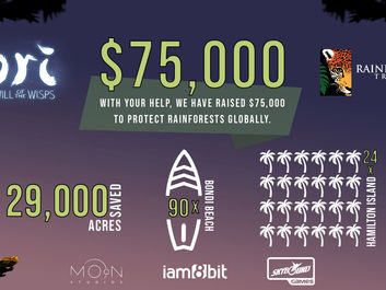 IAM8BIT, MOON STUDIOS AND SKYBOUND GAMES RAISE $75,000 FOR RAINFOREST TRUST