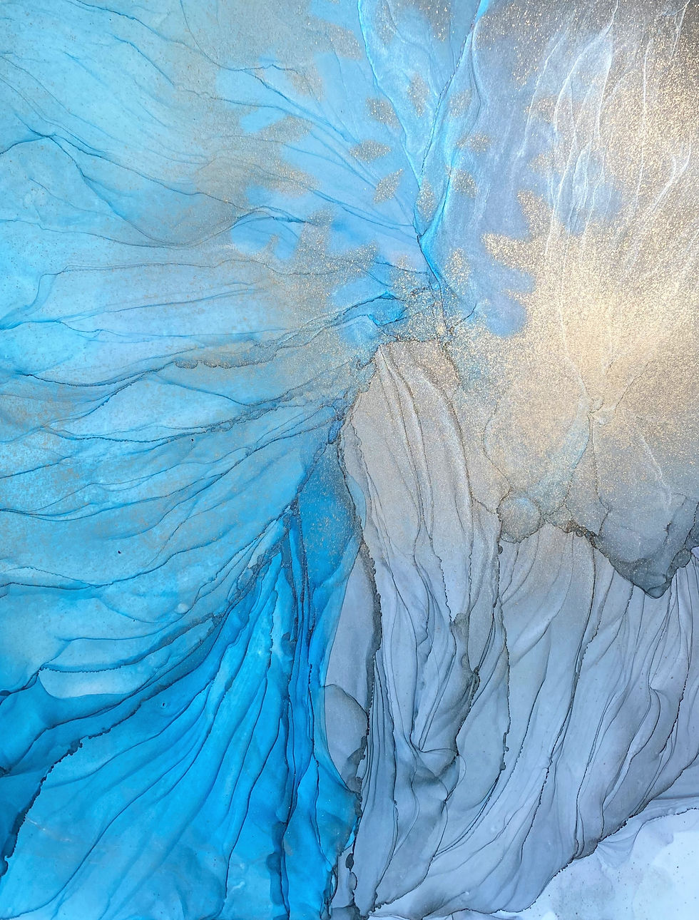 Winter Swirls in Ice