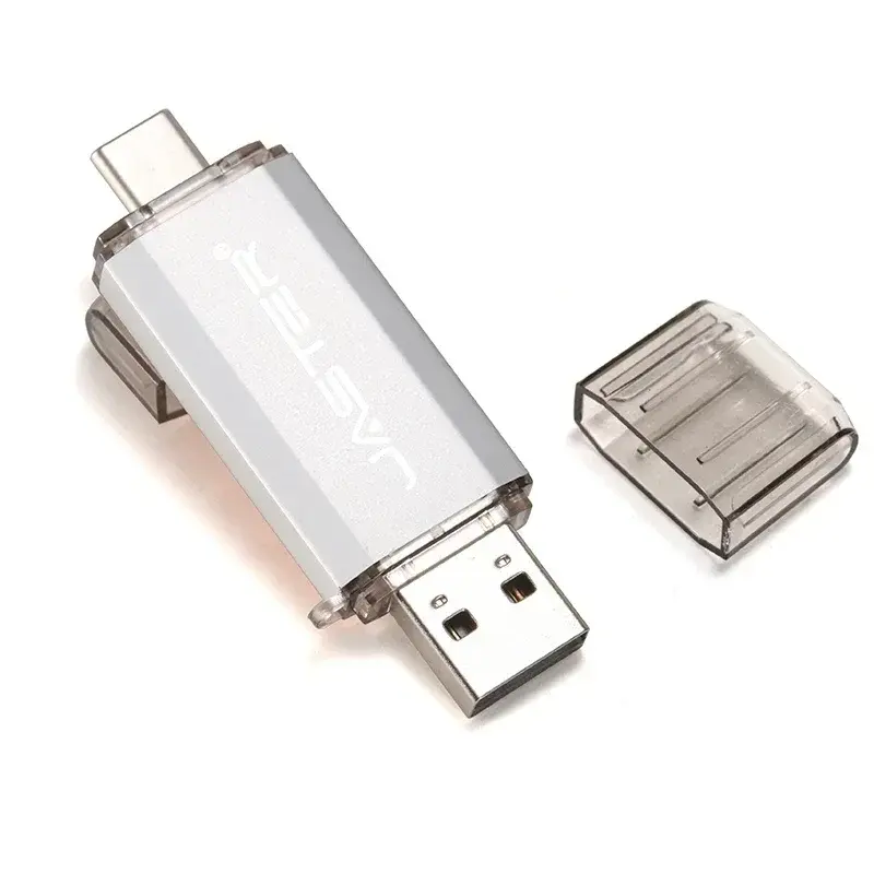 Miniatura: JASTER TYPE-C Smart Phone USB Flash Drives Metal Pen Drive Golden Hight Speed