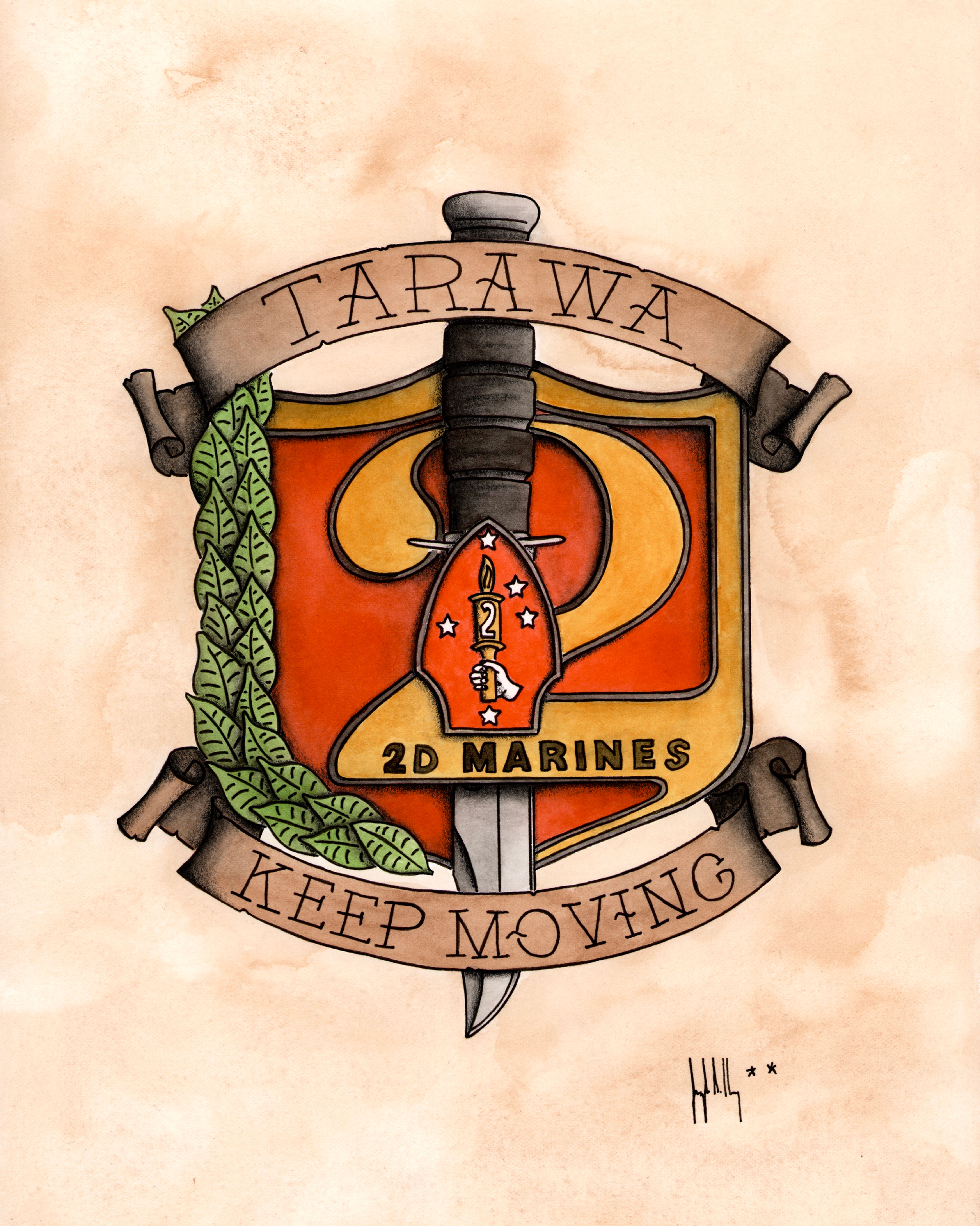 2D/2nd Marines Keep Moving