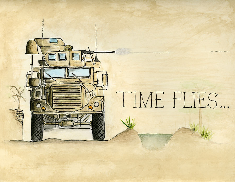 Thumbnail: Time Flies Print
