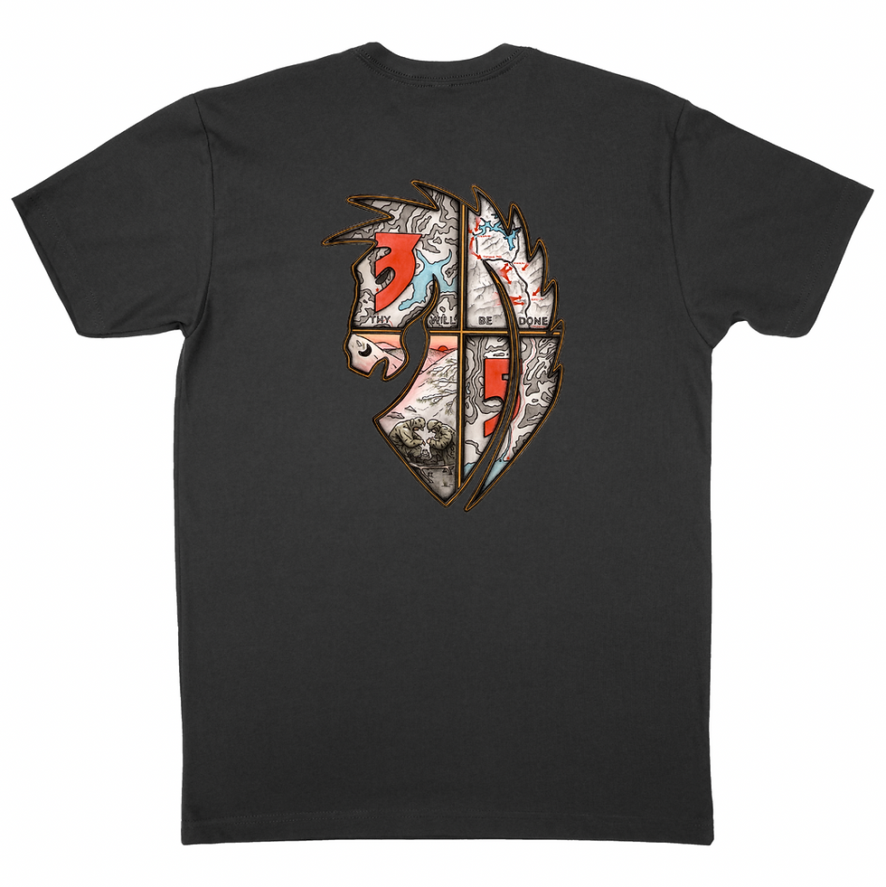 Thumbnail: 3/5 Dark Horse Chosin Reservoir Color T-shirt