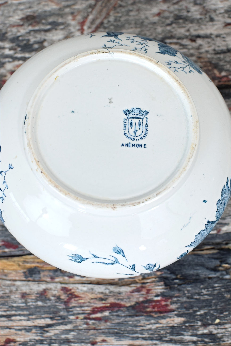 Thumbnail: French Ironstone Blue and White Pitcher Jug
