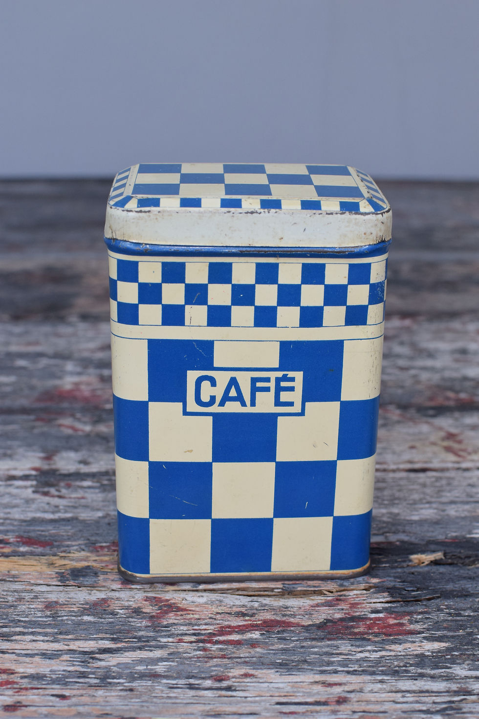 Thumbnail: Cafe coffee storage tin front view