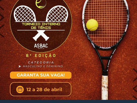 Torneio Interno de Tênis da Asbac - 8ª Edição