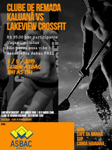 Aulão de Crossfit, Sup e Canoa Havaiana da Asbac