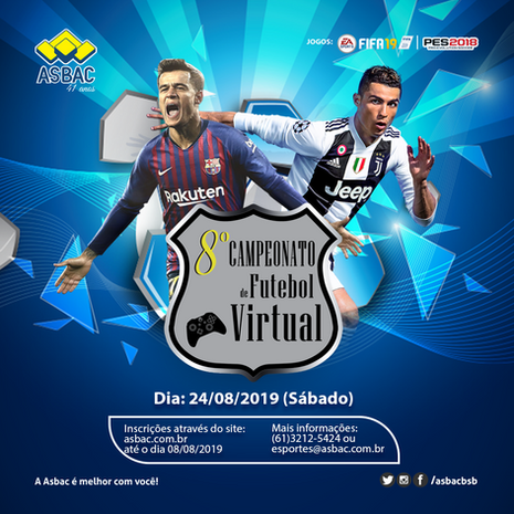 Vem aí: 8º Campeonato de Futebol Virtual Asbac