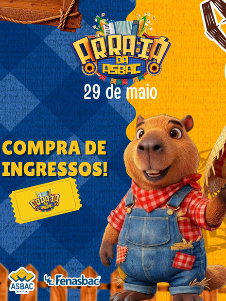 Arraiá - ingressos já disponíveis