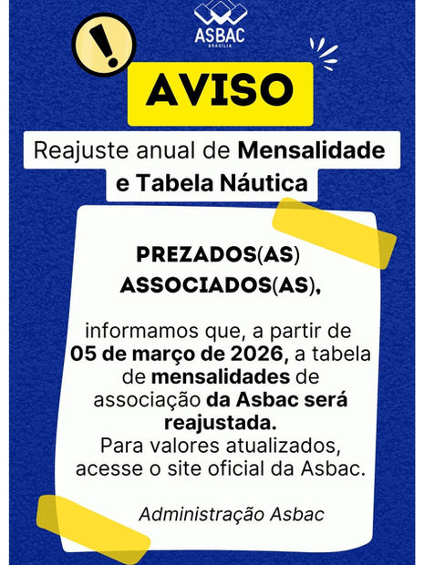 Comunicado aos associados(as)