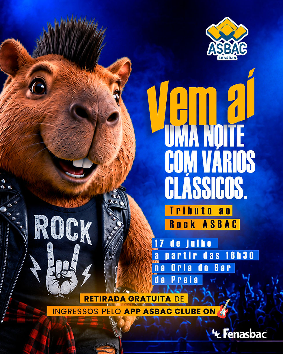 Tributo ao Rock Asbac dia 17 de julho
