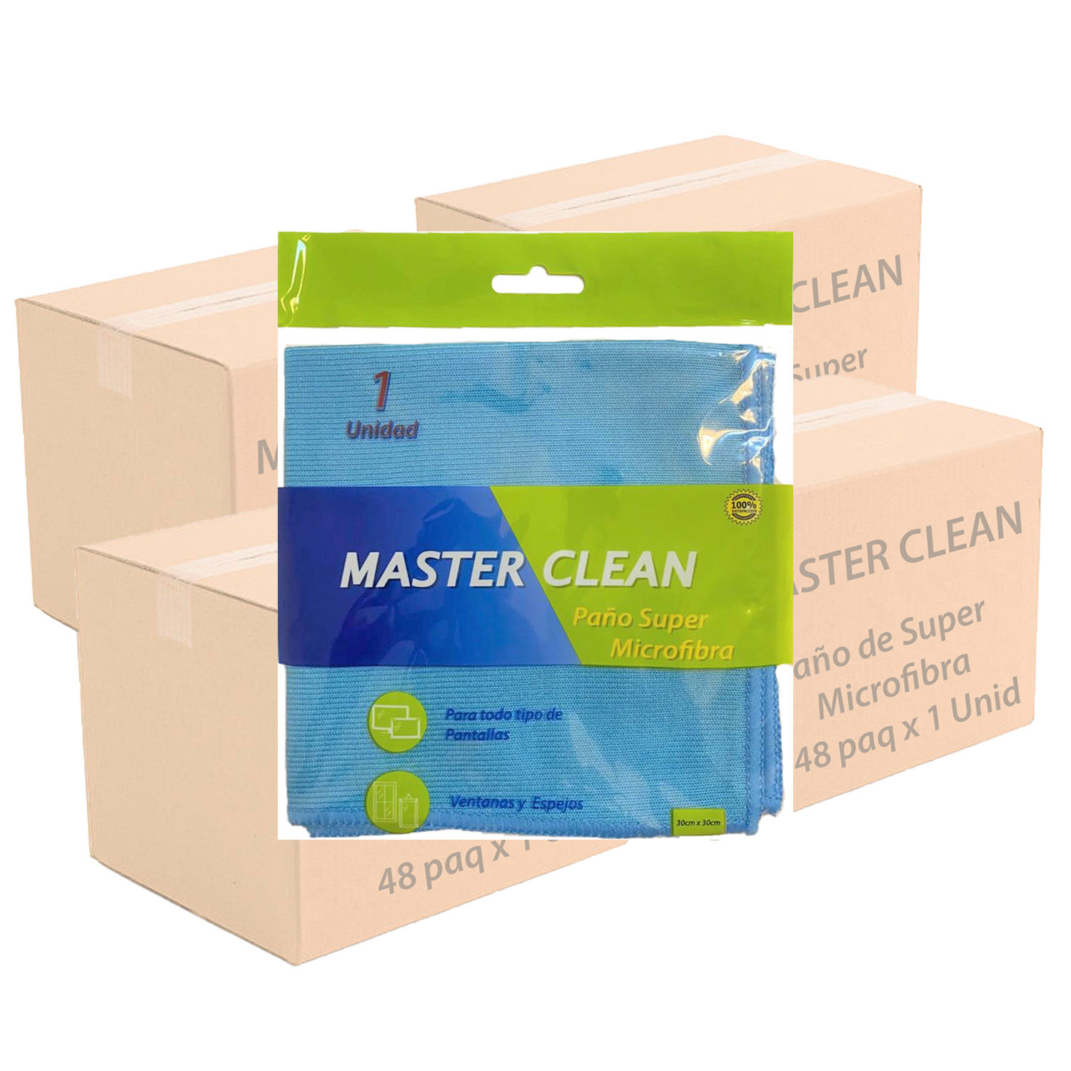 Pack de 4 cajas de Paños Supermicrofibra