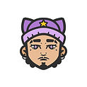 Divine Cartoon Y2K Head Logo