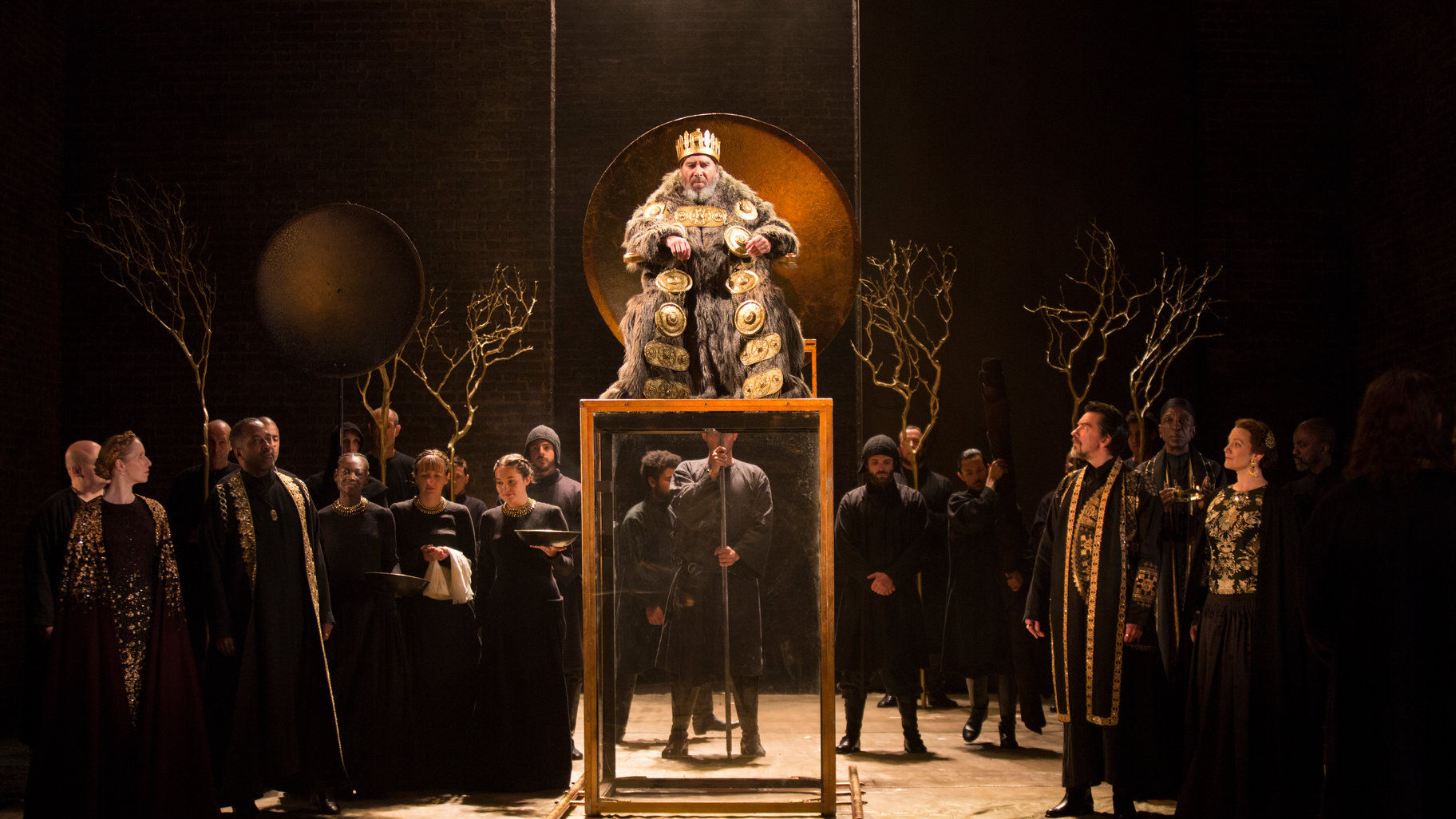 King Lear addressing his court