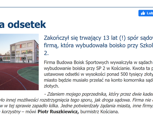 Pół miliona odsetek!