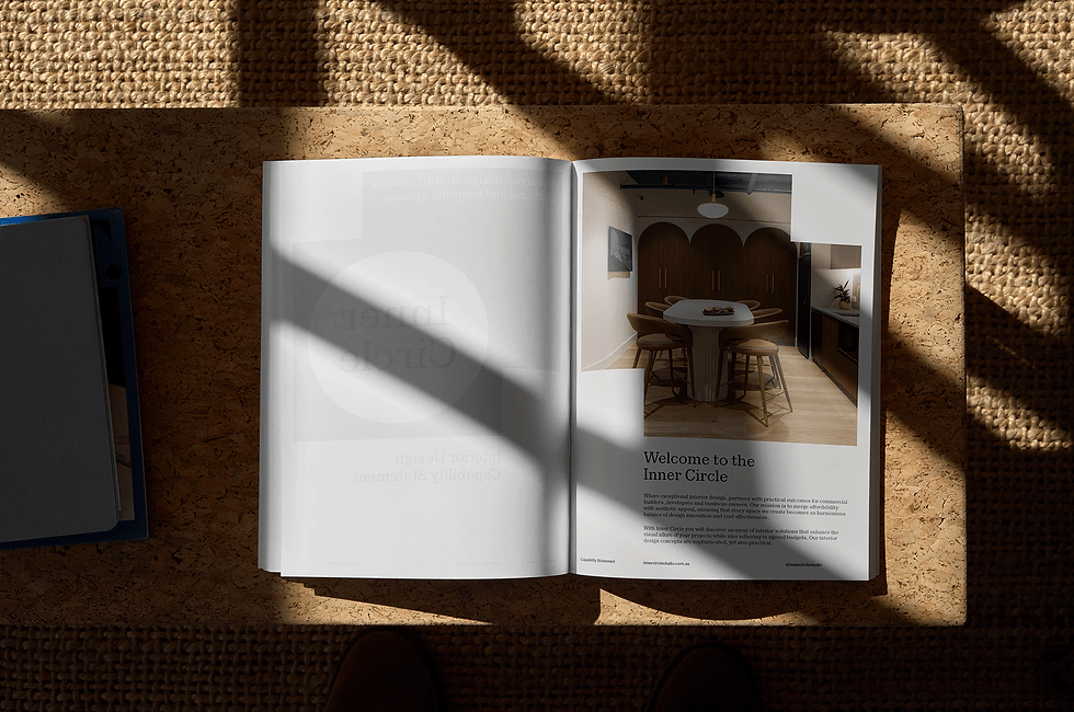 Various applications of the Inner Circle brand.