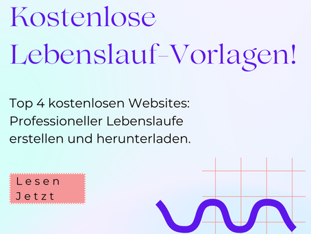 Kostenlose Lebenslauf-Vorlagen!
