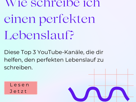 Wie schreibe ich einen perfekten Lebenslauf?