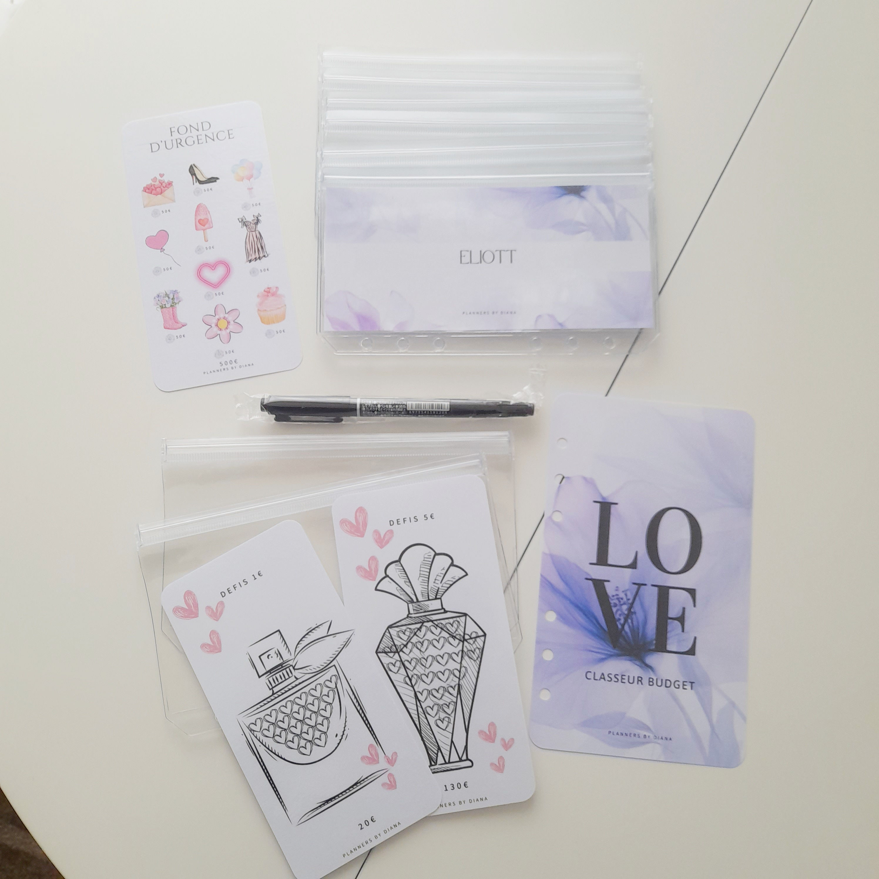 A6 Pack Débutant Rose violette