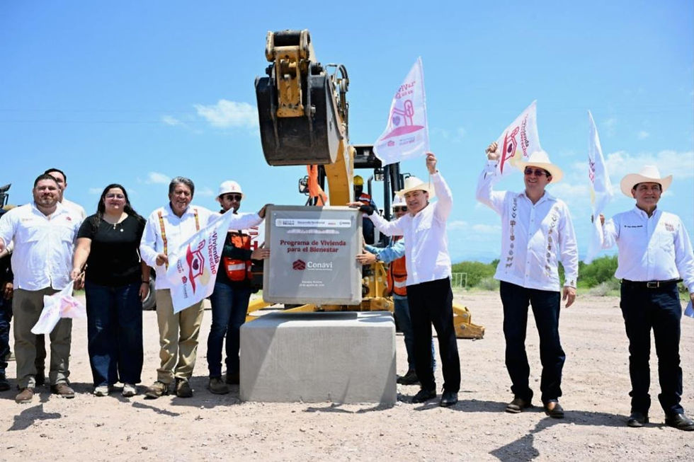 SONORA AVANZA EN SU META DE 67 MIL VIVIENDAS; MÁS DE 29 MIL YA ESTÁN EN CONSTRUCCIÓN