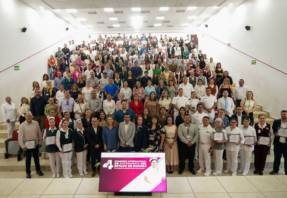 RECONOCEN LABOR DE ENFERMERAS Y ENFERMEROS EN CONGRESO INTERNACIONAL CELEBRADO EN SONORA
