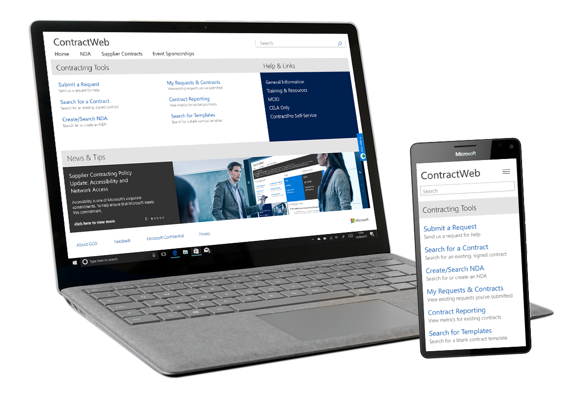 Microsoft ContractWeb