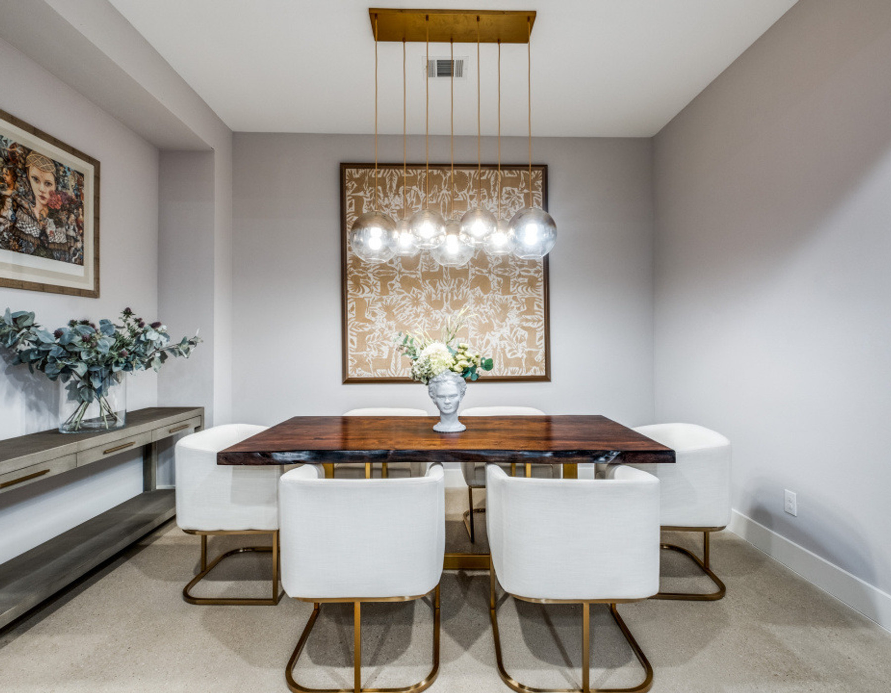 Materials and finishes in a Gamir custom home